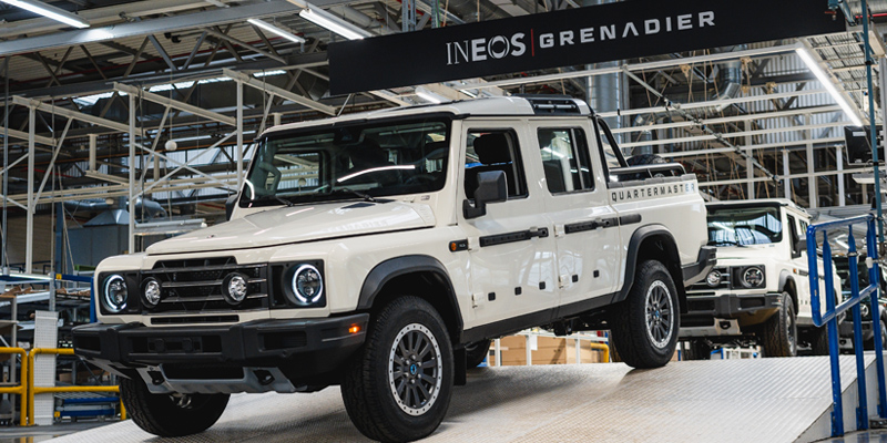 First series production Quartermasters have started rolling off INEOS Automotive’s production line