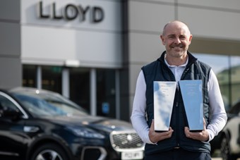 Damon with Sales and New Vehicle Award